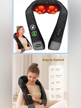 KNQZE Shiatsu Neck & Shoulder Massager